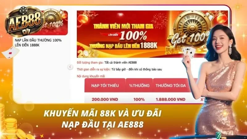 AE888 - TRANG CÁ CƯỢC UY TÍN NHẤT 2026 34 Khuyến mãi và ưu đãi AE888