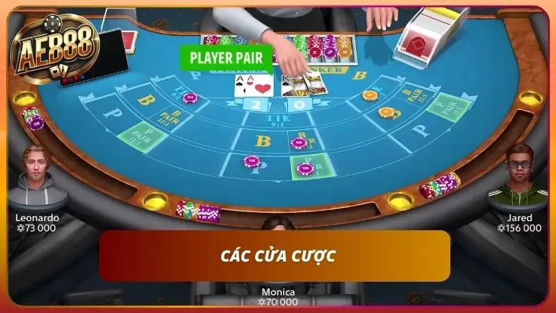Một số cửa cược hấp dẫn trong game