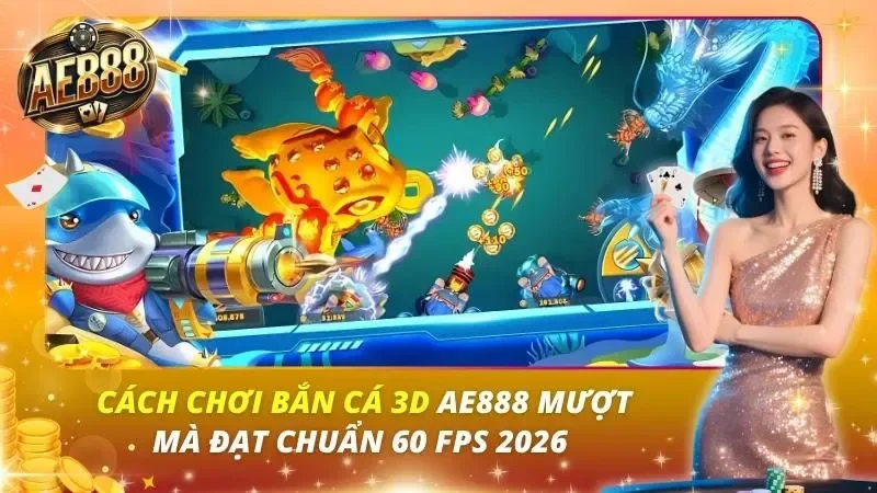 Cách Chơi Bắn Cá 3D AE888 Mượt Mà Đạt Chuẩn 60 FPS 2026