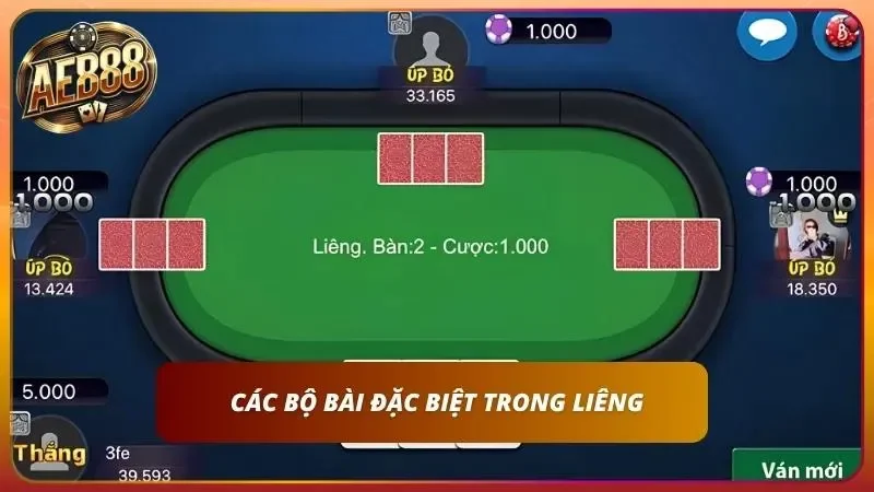 Người chơi sở hữu bộ bài với 3 lá sáp đặc biệt