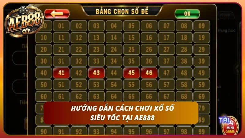 Cách Chơi Xổ Số Siêu Tốc Tại AE888 – Quay Nhanh 30 Giây, 5 Phút 2 Tổng quan nhanh cách chơi cơ bản của thần tốc