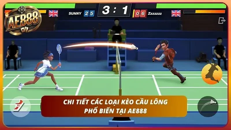 Cách Cược Cầu Lông tại AE888 – BWF, Olympic Chi Tiết Như Yonex 2 Tổng quan các loại hình phổ biến của nhà cái