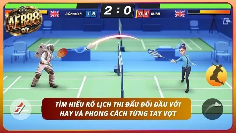 Cách Cược Cầu Lông tại AE888 – BWF, Olympic Chi Tiết Như Yonex 4 Lịch thi đấu chuẩn quốc tế cơ bản