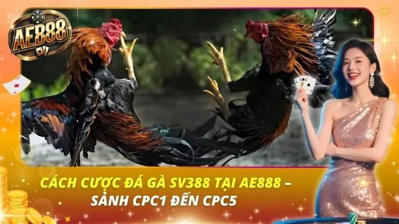 Cách Cược Đá Gà SV388 Tại AE888 – Sảnh CPC1 Đến CPC5 Cách Cược Đá Gà SV388 Tại AE888 – Sảnh CPC1 Đến CPC5