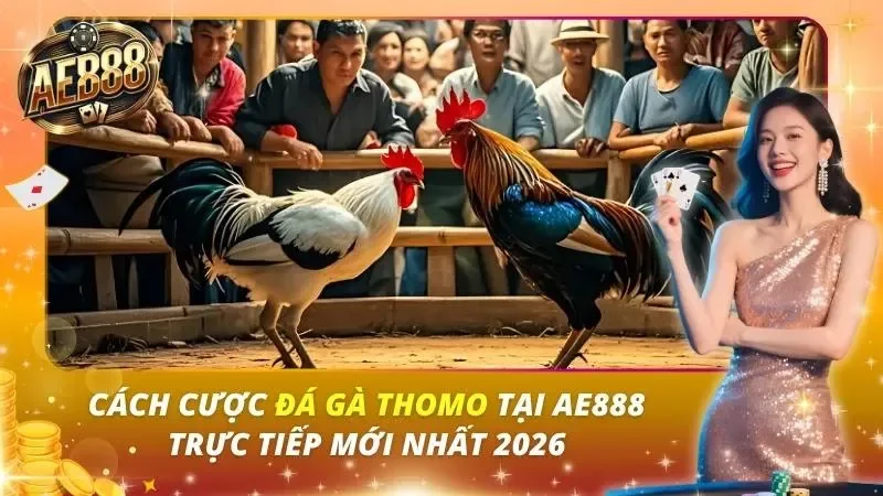 Cách Cược Đá Gà Thomo Tại AE888 Trực Tiếp Mới Nhất 2026 Cách Cược Đá Gà Thomo Tại AE888 Trực Tiếp Mới Nhất 2026