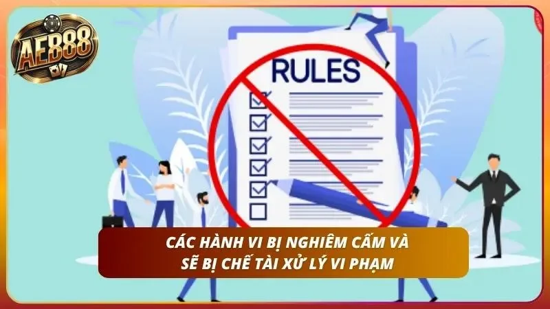 Điều Khoản AE888 – Quy Định Pháp Lý Mới Nhất Năm 2026 4 Các hành vi bị đình chỉ do tài khoản đã gian lận hack và cách giải quyết tranh chấp