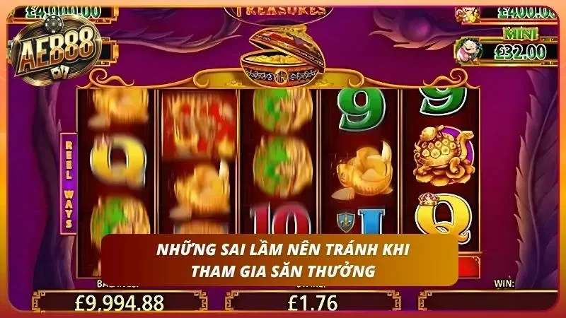 Mẹo nổ hũ jackpot với những sai lầm cần tránh